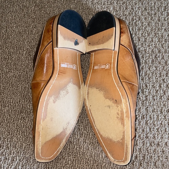 Stacy Adams Brown/Tan Dress Shoes - Picture 3 of 11